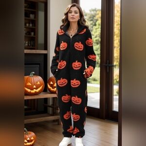 Adult Pumpkin Onesie‎